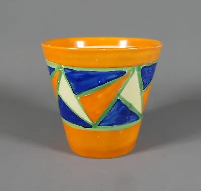 Buy Art Deco Clarice Cliff Bizarre Pottery Beaker Vase Af • 54£