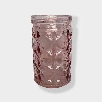 Buy Pack Of 3 Pink Coloured Glass Tealight Holders • 8.99£