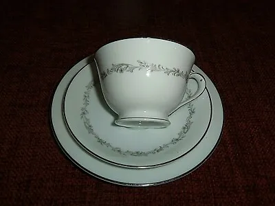 Buy Notitake China - Japan - CRESTMONT Pattern Trio Of Cup Saucer & Side Plate • 6£