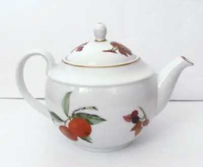 Buy Royal Worcester Evesham Gold Teapot Made In England Excellent Condition • 62.69£