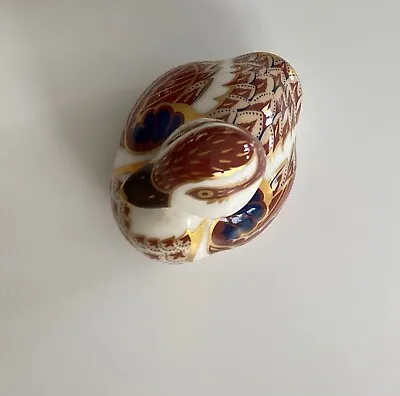 Buy Royal Crown Derby Small Duck 7.5cm English Bone China With Gold Button Boxed • 35£