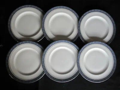 Buy Royal Doulton Sherbrooke H5009 Pattern 6 X Dinner Plates 10.5 Ins. (A) • 55£
