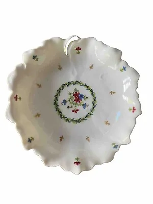 Buy Antique HAVILAND Limoges Porcelain Bon Bon Dish Floral Motif Gold Trim…6 In Dia • 16.41£