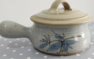 Buy Truro Cornwall Studio Pottery Cooking Serving Pot With Handle  • 12.50£