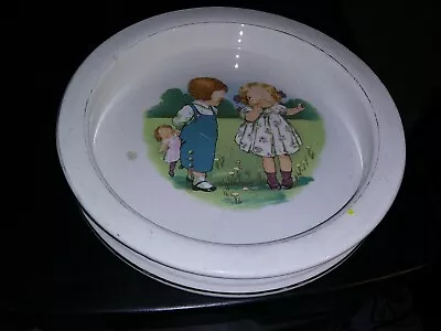 Buy Antique Baby Dish Bowl Buffalo Pottery Dolly Dingle? Campbell Soup Kids?  • 15.65£