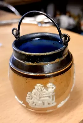 Buy Rare Antique Royal Doulton Minature Bucket Salt Glaze Number 9364 Perfect • 14.99£