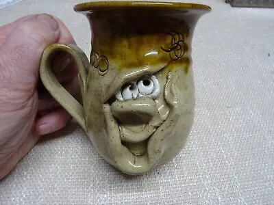 Buy Pretty Ugly Pottery Mug Made In Wales Welsh Studio Stoneware Mug Unique • 10£