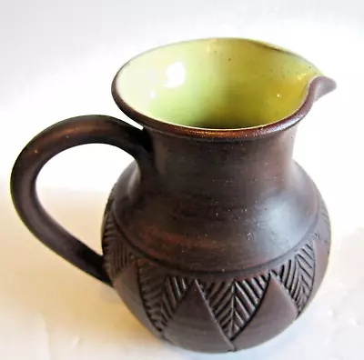 Buy 1-studio Art Pottery Pitcher By Six Nations Mohawk Pottery-karen Williams Artist • 133.85£