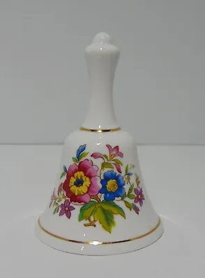 Buy Royal Grafton Fine Bone China Bell Blue And Pink Floral Design Made In England • 8.50£