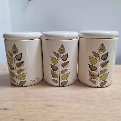 Buy Price & Kensington Tranquillity Jars Coffee Tea Sugar Lidded Kitchen Storage Set • 25.99£