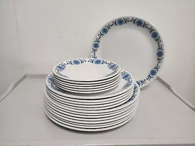 Buy Alfred Meakin PINWHEEL Glo-White Ironstone Plates Various Sizes • 5£