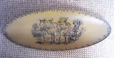 Buy Honiton Pottery Large Oval Dish Horses Ploughing  43 Cm Long,. • 10£