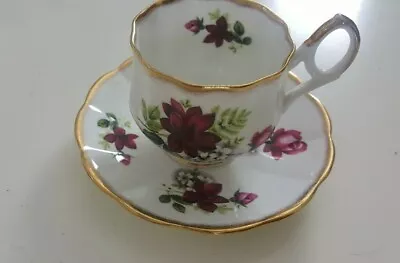 Buy Vintage Queens Rosina Bone China Teacup & Saucer - Made In England • 5£