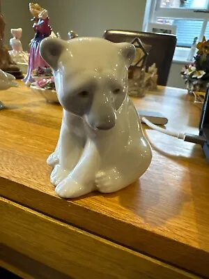 Buy Vintage Single Seated Polar Bear Lladro Daisa Hand Made In Spain Figurine 3.5  • 50£