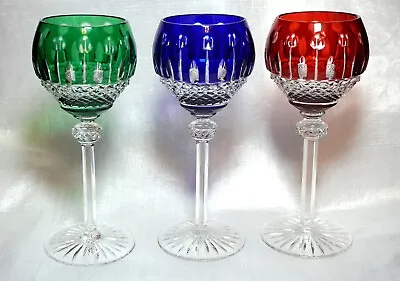 Buy AJKA    KING LOUIS   /  XENIA    Colored Crystal Wine Goblets Glasses • 213.13£