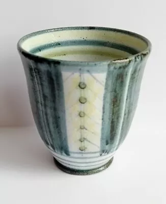 Buy Early Vintage Rye Pottery Beaker 1950s Mid Century Modern By Jimmy Elliot  • 19.99£