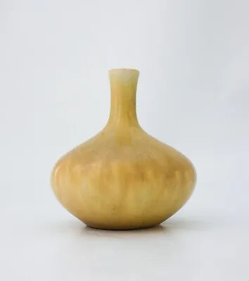 Buy Dark Yellow Ceramic Vase - Carl-Harry Stålhane - Rörstrand - Mid 20th Century • 393.21£