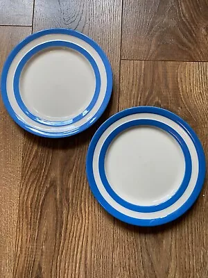 Buy T.G. Green Cornishware 22 Cm 9 Inch Breakfast Plate Cornish Blue And White X 2 • 15£