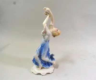 Buy Karl ENS Volkstedt Art Deco Porcelain Figurine Dancer Dancing Woman Porzellan  • 189.66£