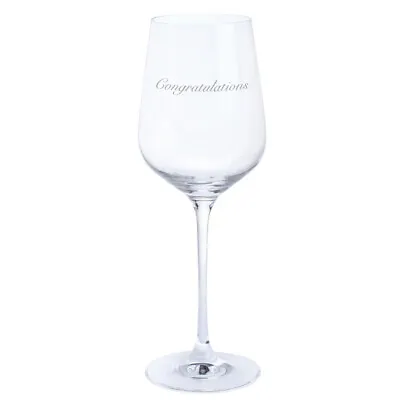 Buy Dartington Crystal  Wine Glass Just For You 'Congratulations' 450ml Boxed • 10.74£