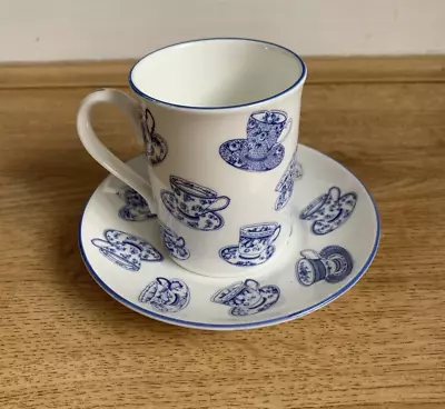 Buy Mug & Saucer Set By Royal Grafton   China Blue  • 7£