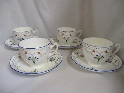 Buy Paladin E Hughes Fenton Staffordshire Bone China Tea Cups & Saucers Art Deco • 16£