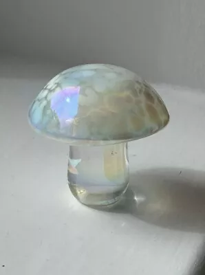 Buy Beautiful John Ditchfield/ Heron Glass?Iridescent Mushroom Glass Paperweight • 10£