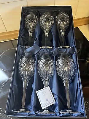 Buy 6 Stuart Crystal Wine Glasses • 26£