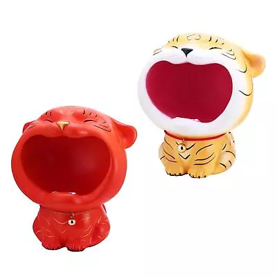 Buy Animal Statue Storage Box - Big Mouth Sundries Ornaments, Candy Fruit Key Tray, • 36.18£