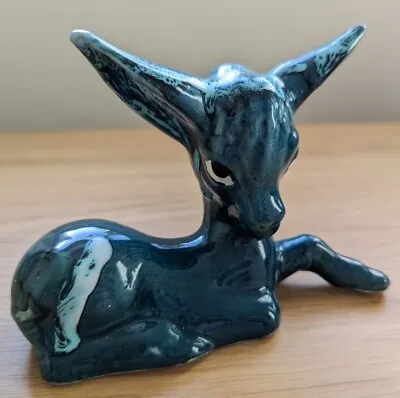 Buy Szeiler Donkey Foal Figurine Figure Blue Green Duck Egg Lava Glaze 5.5  Approx. • 19.99£