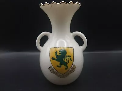 Buy Goss Crested China - EARL OF LEICESTER Crest - Trumpet Top 2 Handled Vase - Goss • 8£
