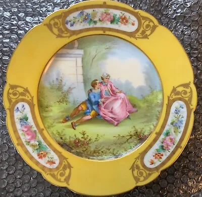 Buy Antique Sevres S.37 Chateau Des Tuileries 1844 Porcelain Plate • 423.12£