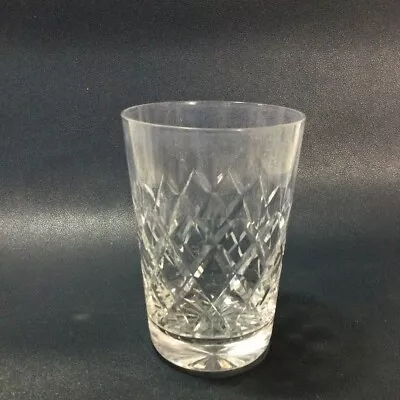 Buy Vintage Cut Glass Crystal Whisky Tumbler Glass Seconds • 6.09£