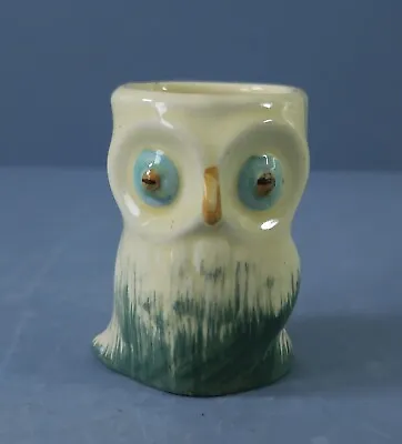 Buy Vintage Pottery Owl Egg Cup. • 2£
