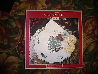 Buy Spode Christmas Tree Cheese Platter Nib Beautiful Rare Winter Stilton Advent • 29.99£