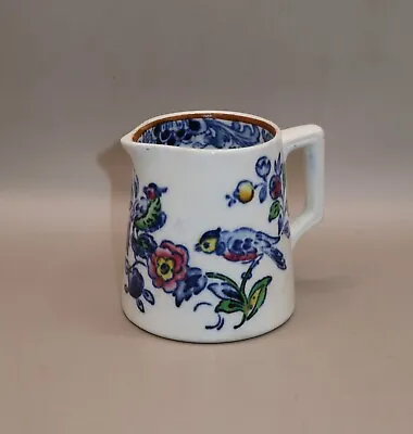 Buy BOOTHS Silicon China Creamer Hand Painted Blue Bird & Floral Trim • 2.88£