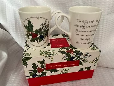 Buy Portmeirion  The Holly And The Ivy  Mini Mugs Boxed Set • 14.99£