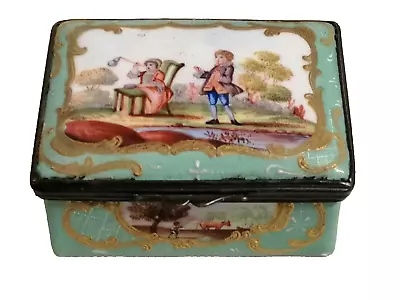 Buy Antique Porcelain Trinket  Snuff Box Sevres ? • 300£