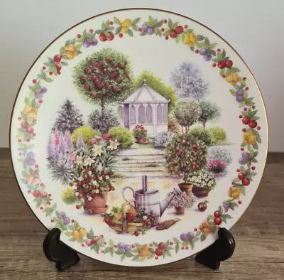 Buy Royal Worcester Fine Bone China Plate Traditional Gardens The Fruit Garden 1997 • 8.99£