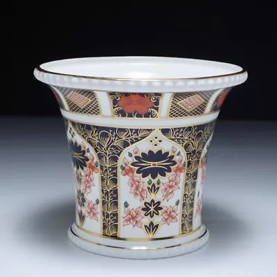 Buy Imari 1128 Royal Crown Derby 1128 Planter Vase  English Bone China Japan Pattern • 118.59£