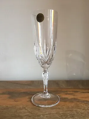Buy Capri Crystal Vintage  Champagne Flute X1 24% Lead Italian Vintage Glass VGC  • 3.50£