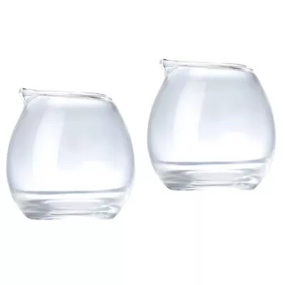 Buy  Milk Can Glass Coffee Pitcher Cups Barista Jug Small Creamer • 9.25£