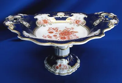 Buy Large Center Antique Staffordshire Porcelain Compote • 209.02£