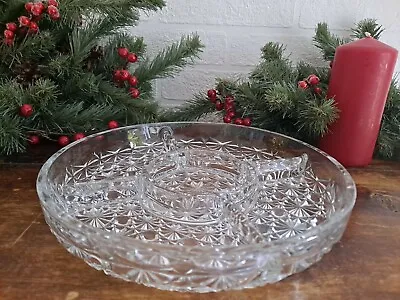 Buy VINTAGE 1960's 70's Crystal Glass Glassware Bowl Dish Decorative Tableware • 4.50£
