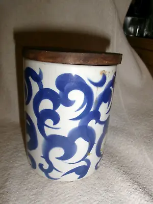 Buy Blue And White Pot With Lid By T G Green Gresley • 0.99£