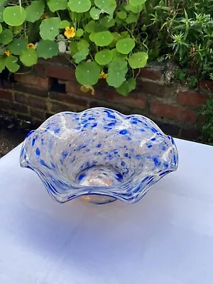 Buy Handmade British Art Glass Bowl 1930s Possibly Kempton Glass • 30£