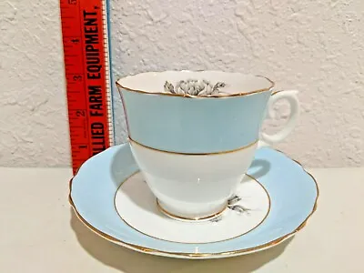 Buy Vintage Crown Staffordshire Cup And Saucer Fine Bone China England Floral  • 15.94£