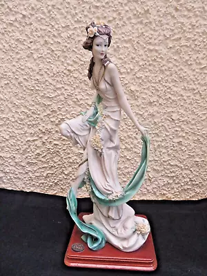 Buy Large   Vintage  Ceramic  Capodimonte Art Deco  Style    Figurine • 8£