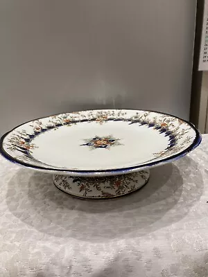 Buy Antique Pottery Footed Cake Stand / Fruit Bowl Rd No 145001. • 12.99£