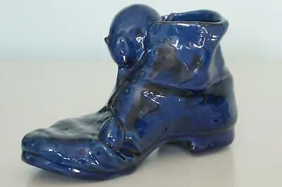 Buy C H Brannam Barnstaple Devon - Art Pottery Vase - Shoe Form With Mouse - C.1900 • 125£